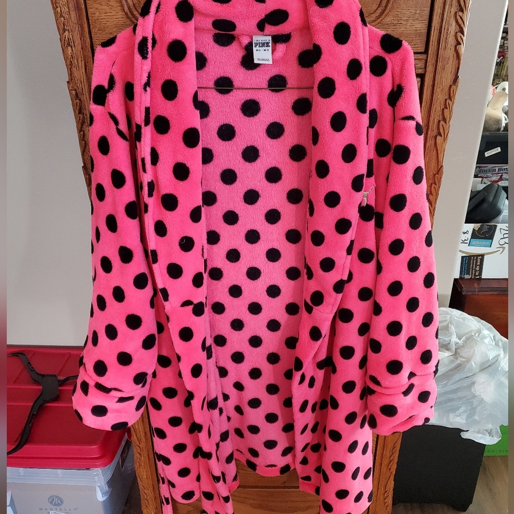 Victoria's Secret PINK Polka Dot Robe